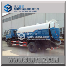 10000L Rhd Dongfeng 4X2 170HP vacío tanque camión de succión de aguas residuales